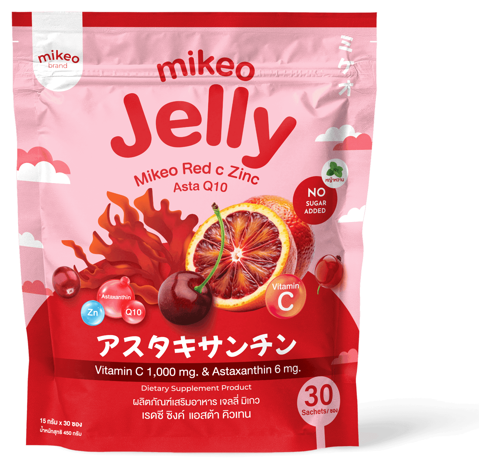 Mikeo Jelly Red C Zinc Asta Q10 product image