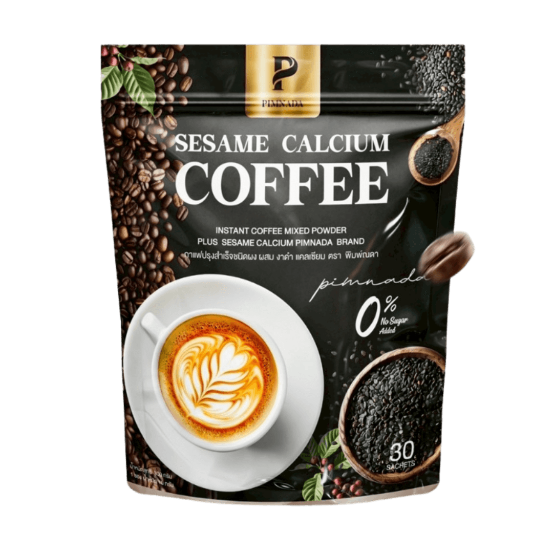 Pimnada sesame calcium coffee product presentation for global buyers
