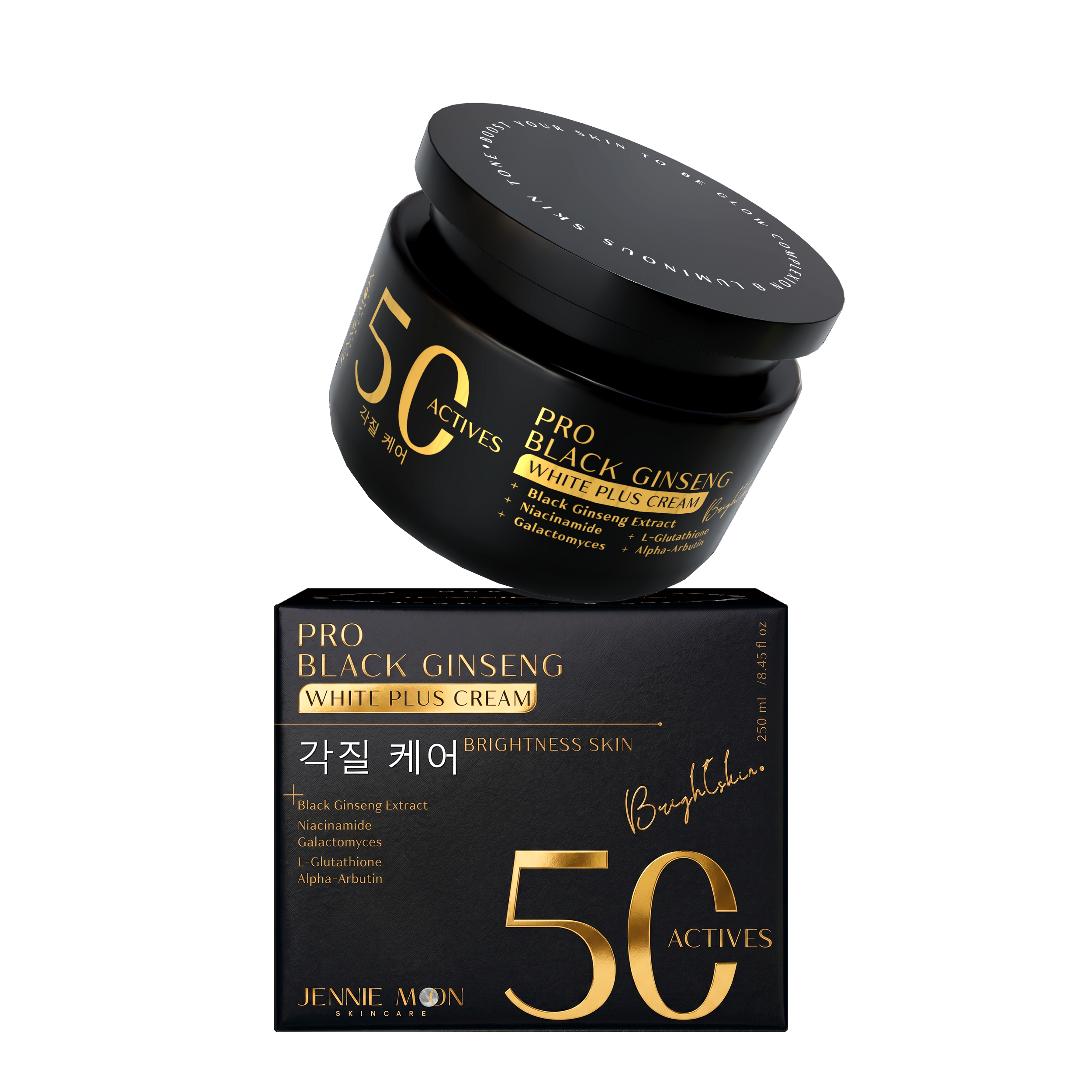 Jennie Moon Pro Black Ginseng Body Cream product pack